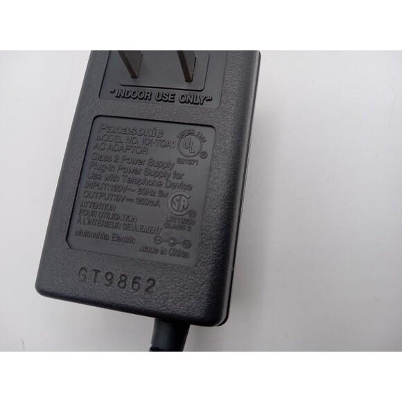 5/$25 KX-TCA1 OEM PANASONIC POWER ADAPTER DC 9 V 350 mA PANASONIC PHONES A6.11 - Picture 2 of 4